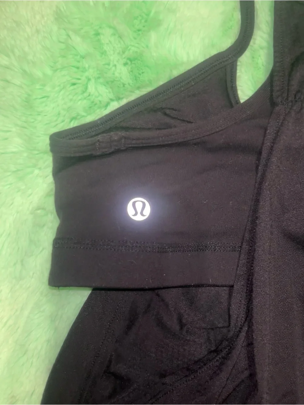 lululemon athletica Black Racerback Tank